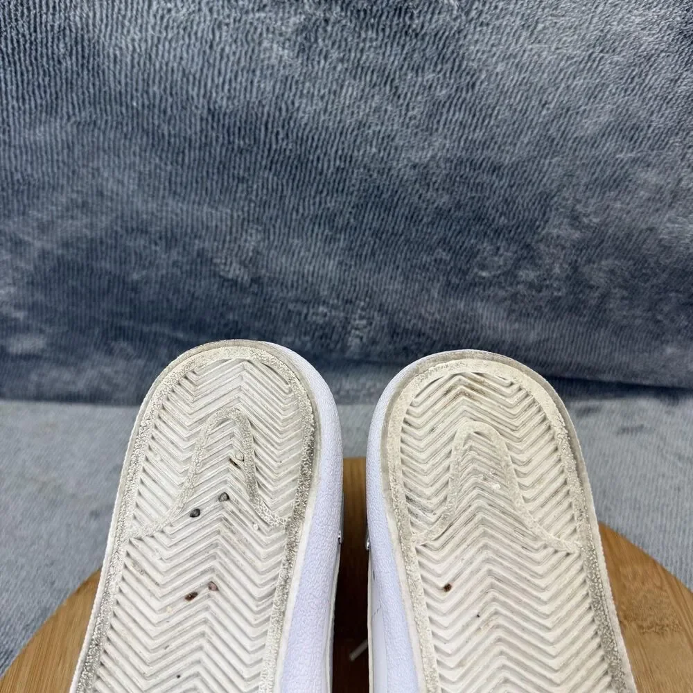 Nike Blazer Mid 77 Shoes Womens Size 6 White Leather Mid Top Sneakers CZ4627-100